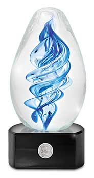 Hand Blown Art Glass Sculpture